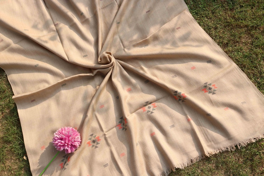 Swati Khaddi Embroidered Wool Shawl