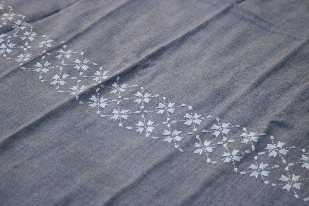 Swati Khaddi Embroidered Wool Shawl