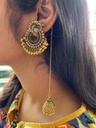 Zircon Double Sided Earrings - Duplicate IMG # 2