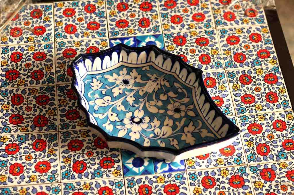 Blue Pottery Qandeer Dish  IMG # 1