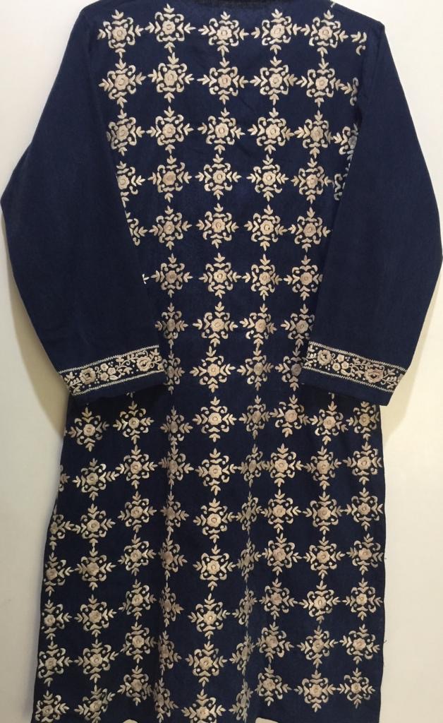 Chiffon Chunri And Pure Self Grip Shirt With Gotta Work 2 piece unstiched  (copy)