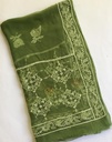 Sea Green Velvet Shawl With Gotta Work (copy)
