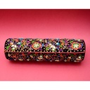Hand embroidered clutch