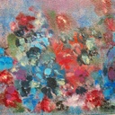 A Spilled Bouquet Oil Painting