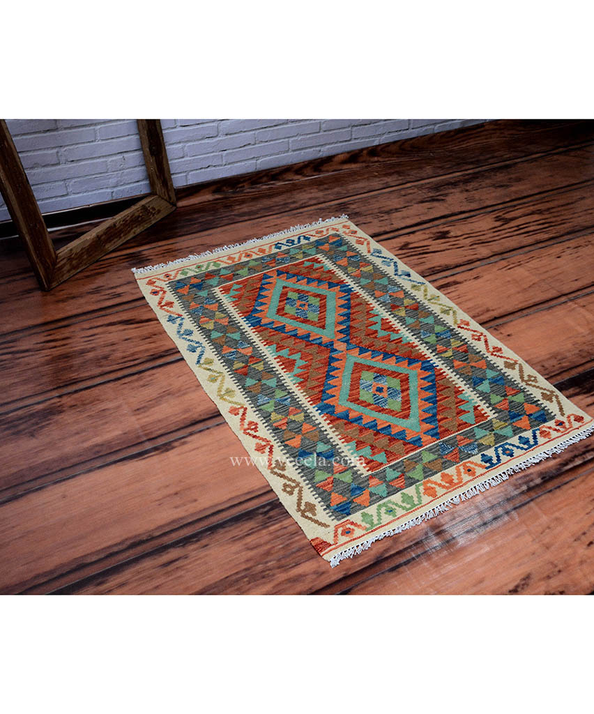 Hand Knotted Kilim Rug