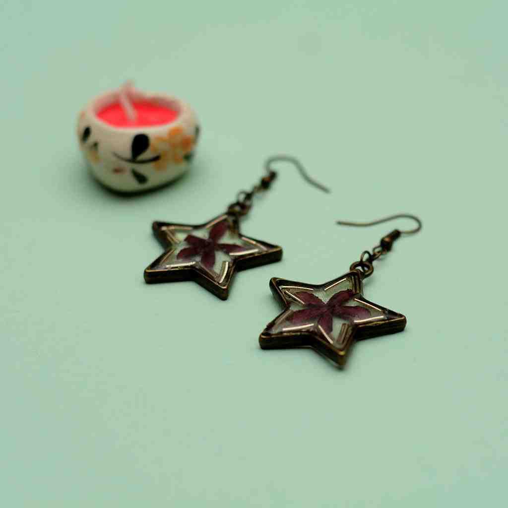 Resin art earrings - Duplicate IMG # 1