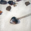 Black heart pendant