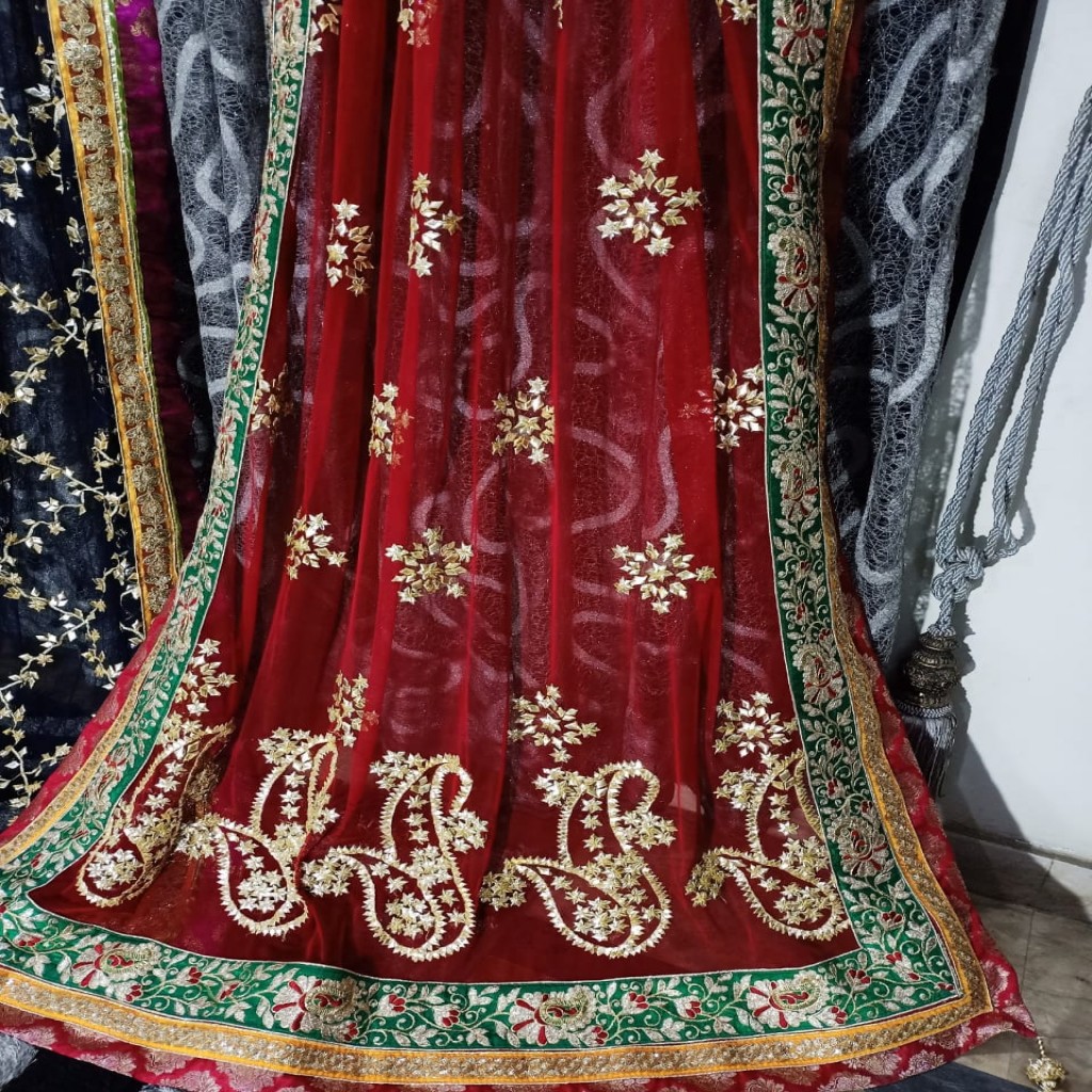 Mehndi and Nikkah dupatta