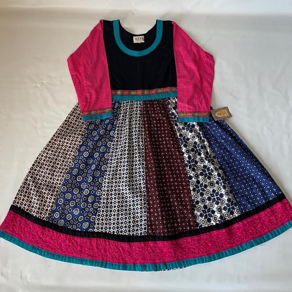 Bohemian Multi Panel Dress