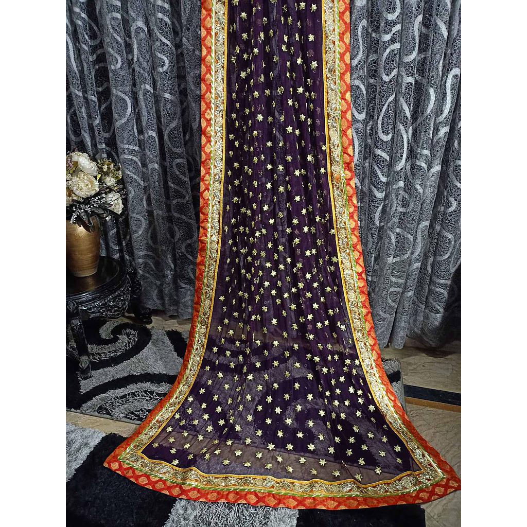 Beautiful Handmade Dupatta for mehndi