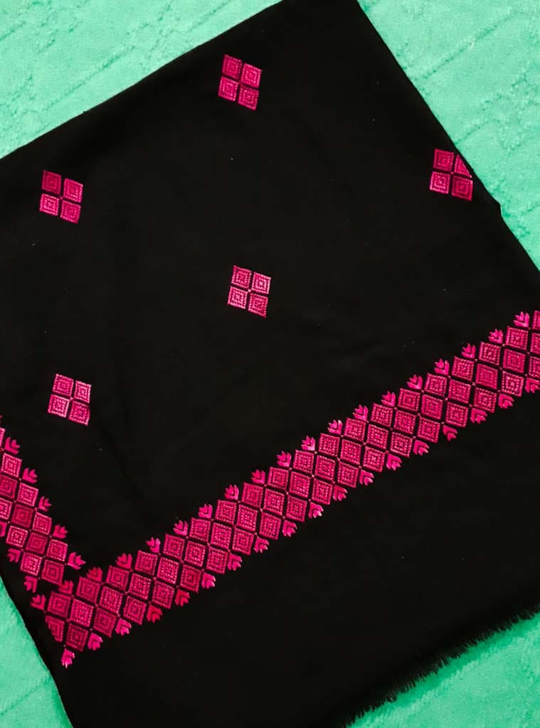 Hand Embroidered Phulkari Shawl