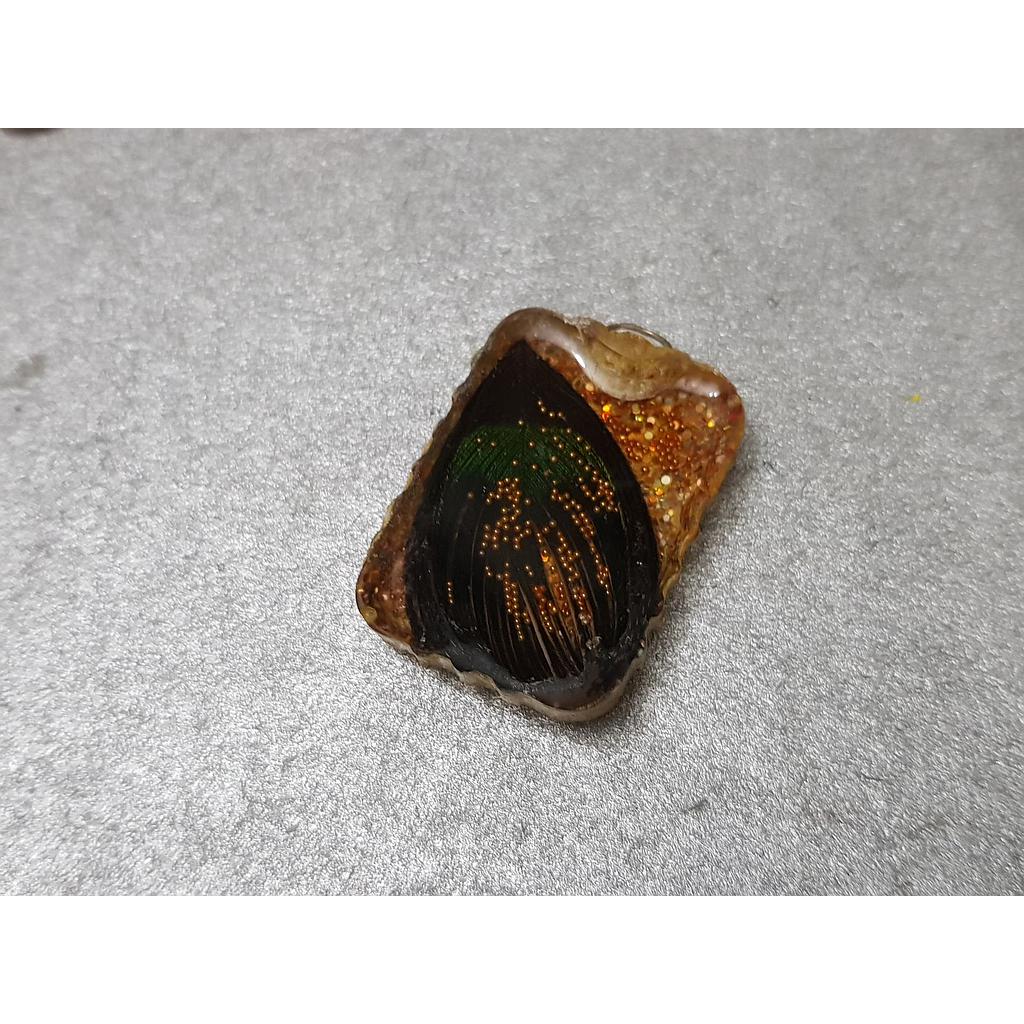 Peacock Resin Pendant rp2