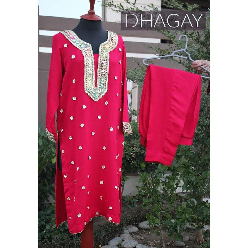 Raw Silk Gota Shirt