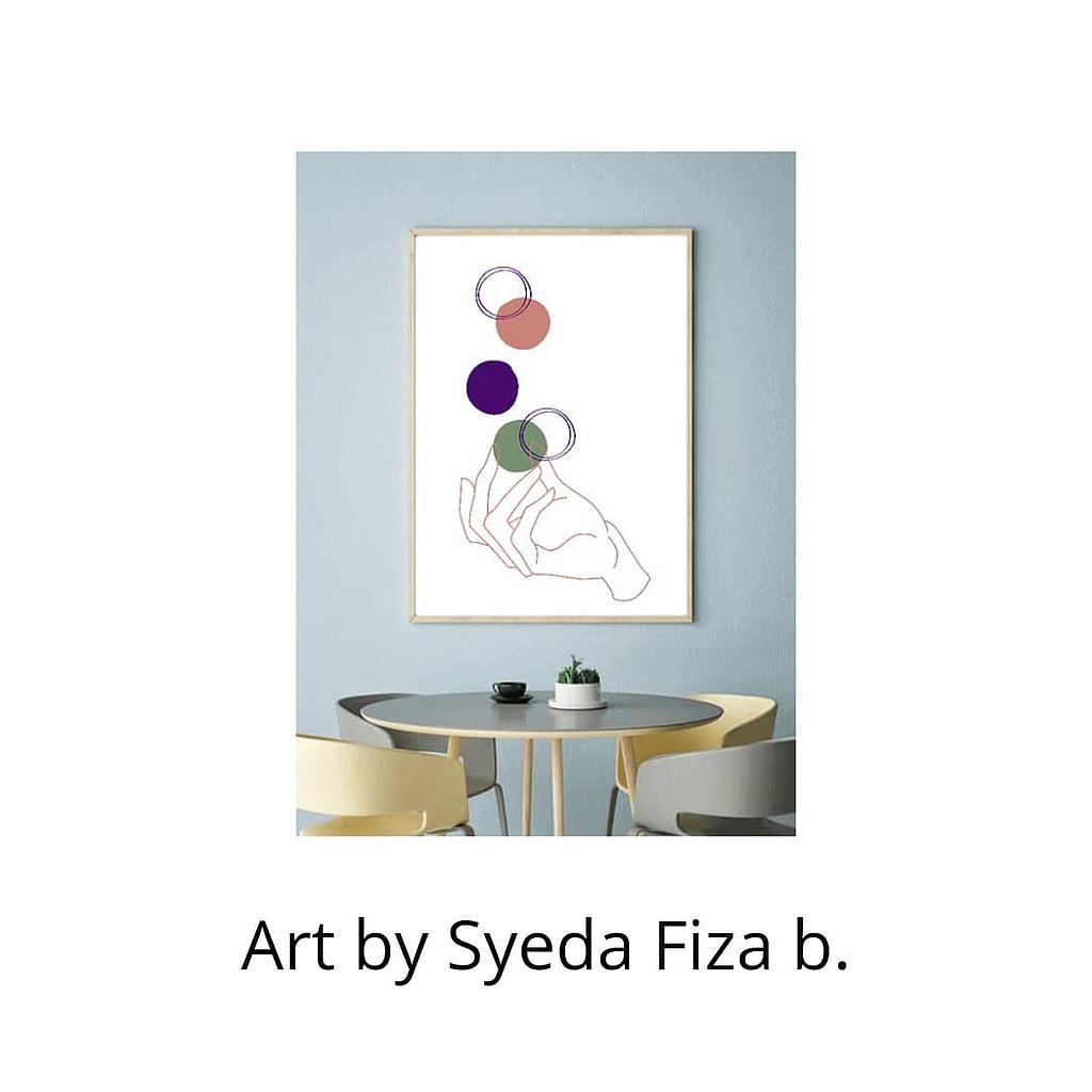 Customised minimalistic frame
