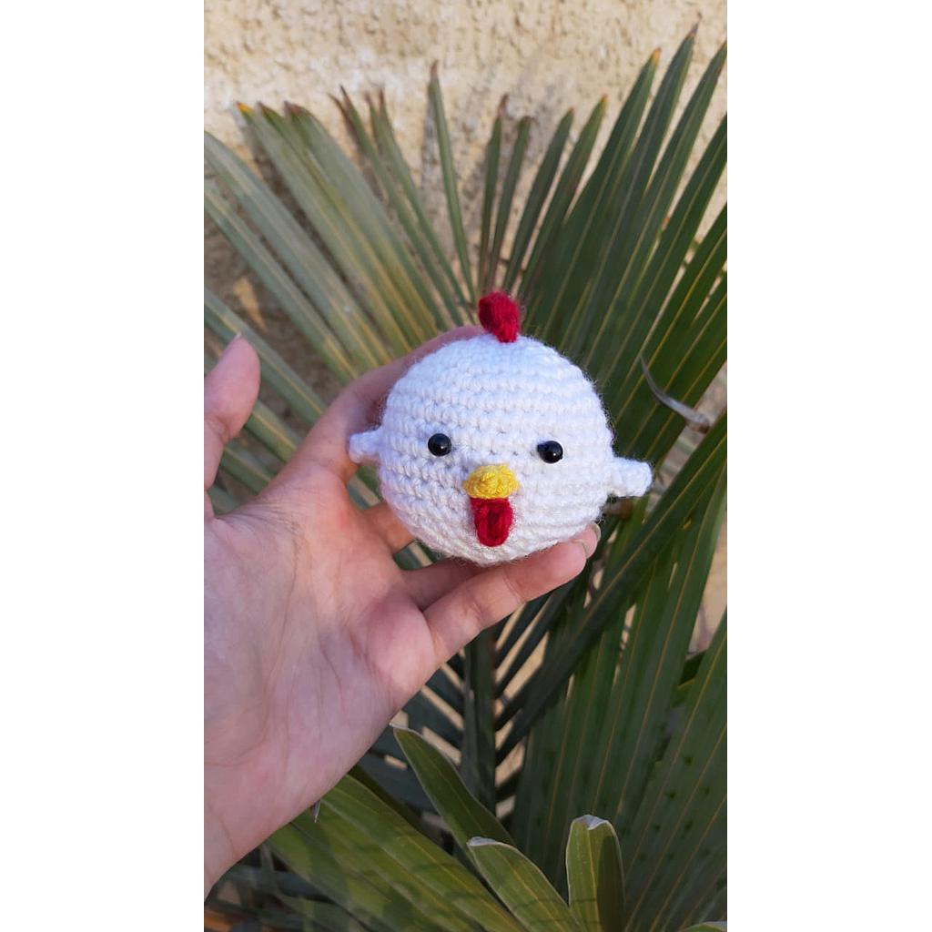 Hen keychain