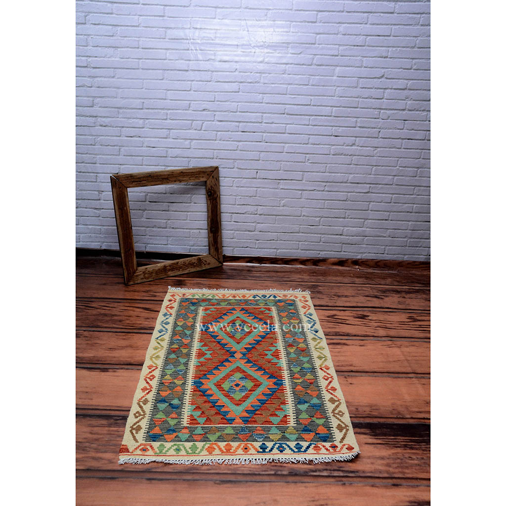 Hand Knotted Kilim Rug