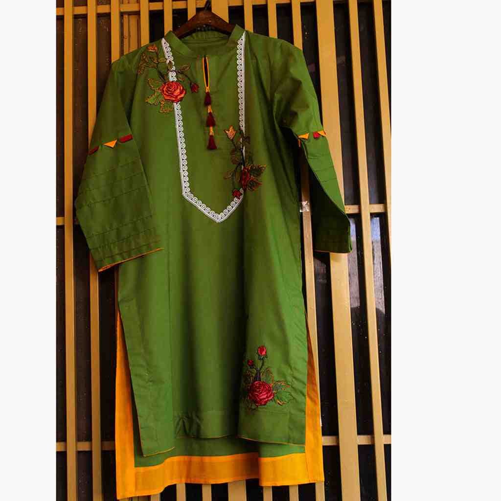 Stitched Embroidered Shirt