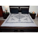 Bed Cover Set with Appliqué Work