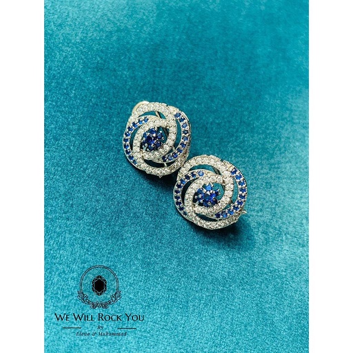 [PK3263-JW-EAR-010046] Sapphire Swirl 2.0