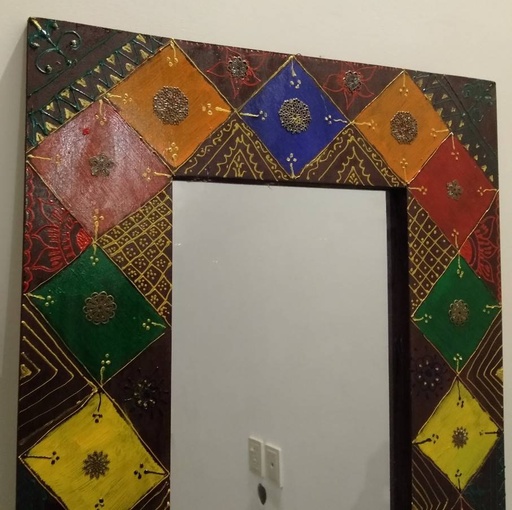 [PK0306-GN-GEN-010191] Hand Painted Mirror