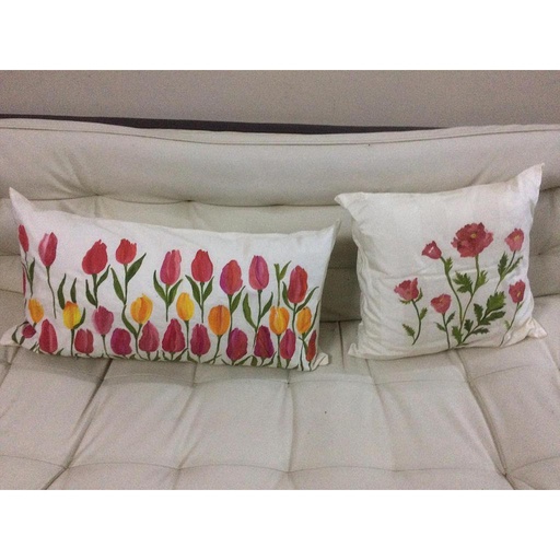 [PK3335-HM-CUS-010943] Hand Painted Cushion cover
