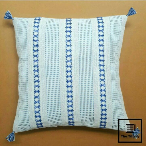 [PK3303-HM-GEN-011406] Blue Cushion Covers