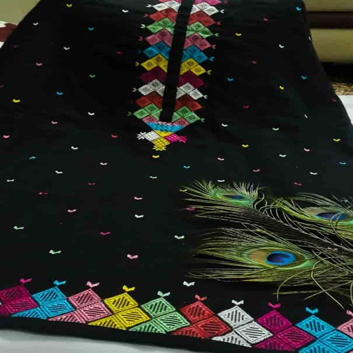 [PK3403-GN-GEN-011469] Unstitched Embroidered Kurta