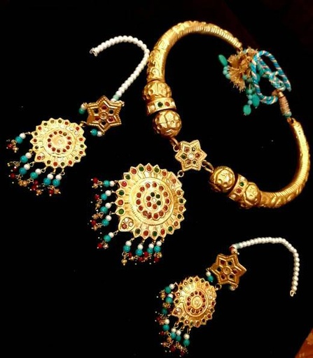 [PK2838-JW-EAR-011993] Nau lakhy