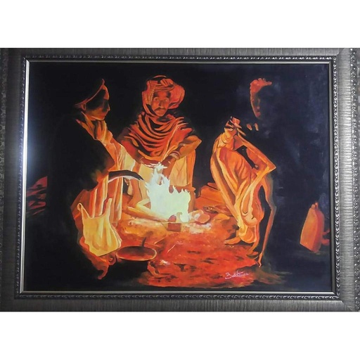 [PK4162-AR-OIL-013000] Winters and Fire