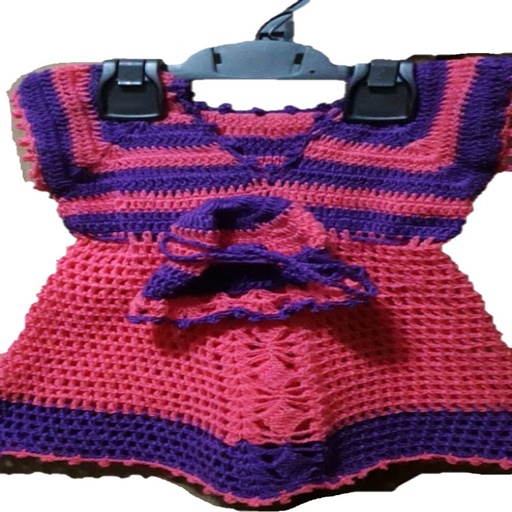 [PK4596-CK-KUR-014149] Baby Woollen Frock
