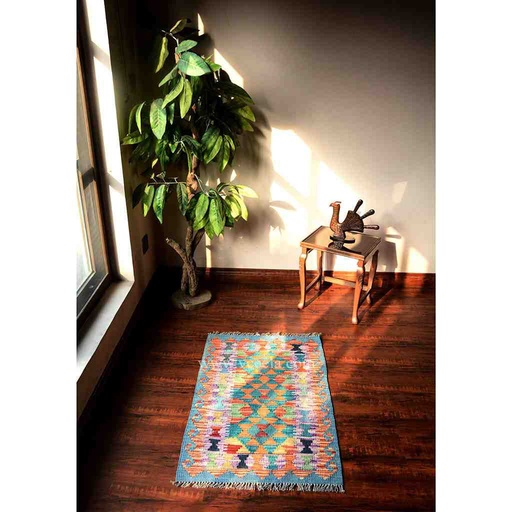 [PK3039-HM-RUG-019111] Hand Knotted Kilim