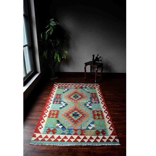 [PK3039-HM-RUG-019115] Hand Knotted Kilim