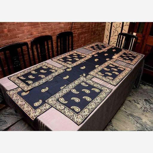 [PK6769-HM-KIT-019541] Block Print Table Runner