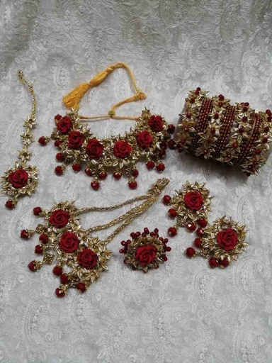 [PK3342-JW-EAR-019620] Handmade Gota And Doe Jewelry