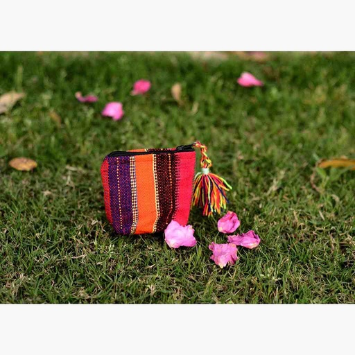 [PK6796-BG-HAN-019809] Hand Embroidered Traditional Bag