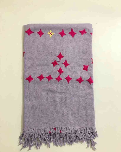 [PK7829-CM-SHW-024273] Ladies Handmade Swati Fine Woolen shawl