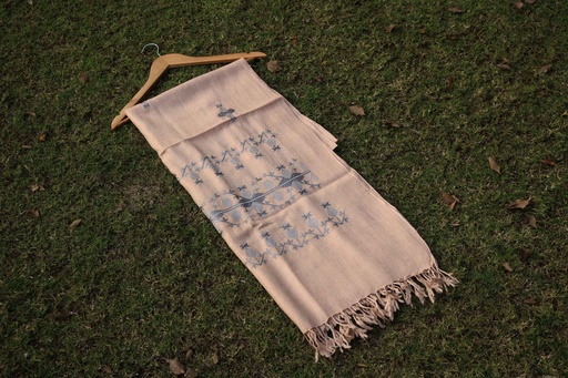 [PK8668-CM-SHW-029027] Swati Khaddi Embroidered Wool Shawl