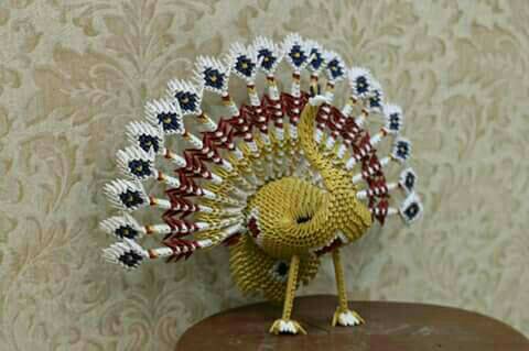 [PK0236-CF-PAP-003076] Table Peacock