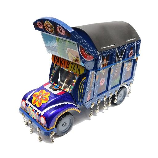 [PK0130-CF-WOO-003239] Wooden Truck Art Fancy Truck