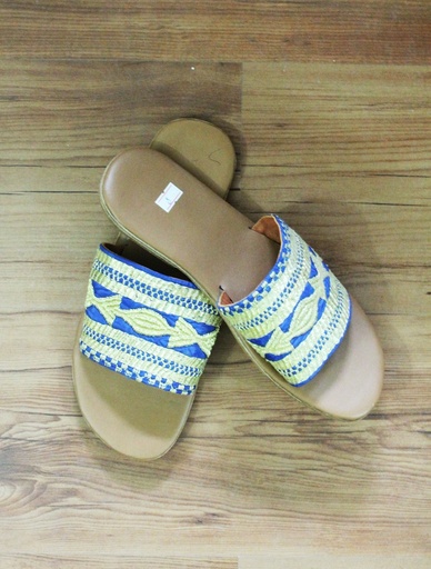 [PK0029-FW-CHP-000492] handmade afghan tilla work chappal