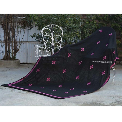 [PK0888-CW-SCF-005141] Phulkari Embroidered Shawl