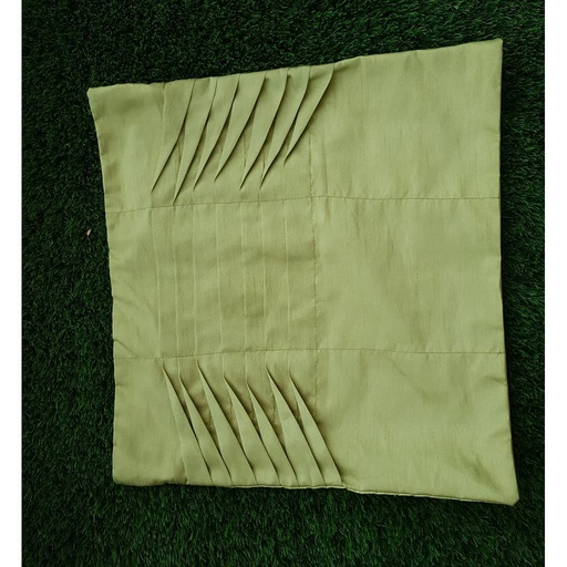 [PK1986-HM-CUS-006974] Pleated Raw Silk Cushion Cover