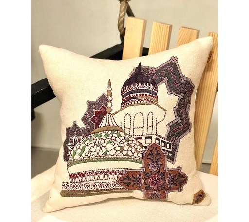 [PK2247-HM-CUS-007327] Hand Embroidered Cushion Cover