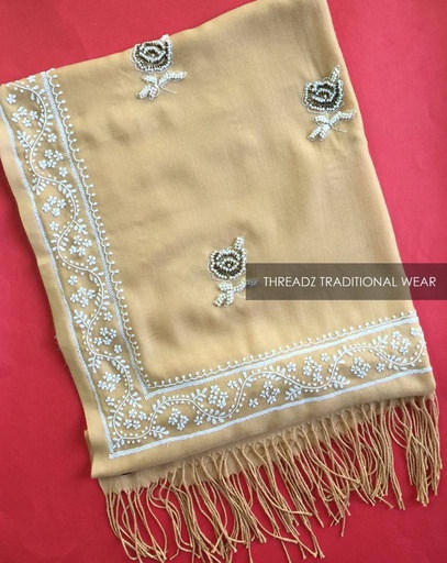 [PK2242-CW-SCF-007389] Pure Pashmina Stole