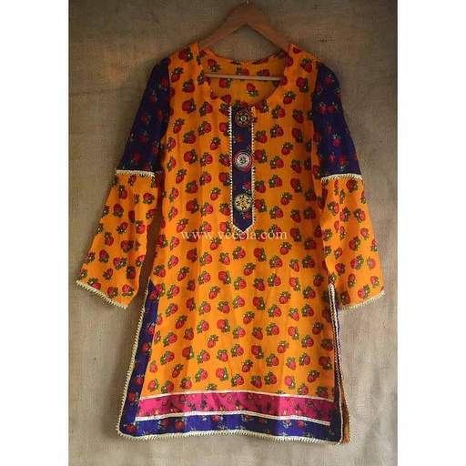 [PK2249-CW-GEN-007600] Cheent Print Women Kurta