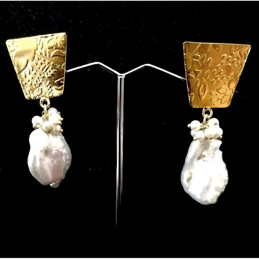 [PK2838-JW-EAR-009034] Pearl Embosed